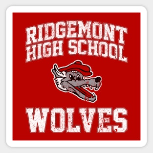 Ridgemont High School Wolves Sticker